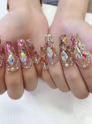 ロング JNA認定講師🌸 RIEのネイルデザイン