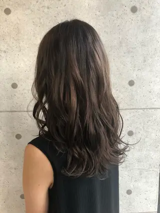 ロング カラー パーマ ヘアアレンジ メンズ キッズ ネイル マツエク・マツパ 木下 修兵のヘアスタイル