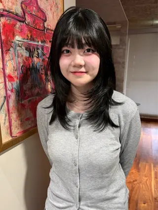 ミディアム カラー mai / linoah˚✧のヘアスタイル