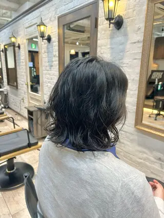 パーマ 川本 芹奈のヘアスタイル