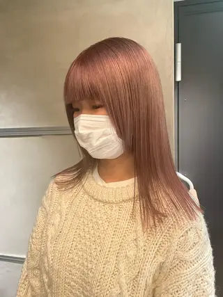 セミロング カラー classic 新横浜所属・大人girly🛋️ 🤍yukakoのヘアスタイル