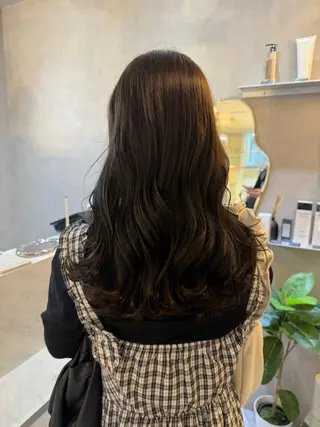 セミロング カラー 🎀髪質改善/艶髪/ 艶カラー🎀浅田涼風のヘアスタイル