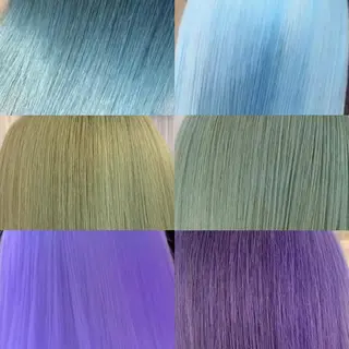 ミディアム カラー サロウィン(SALOWIN)原宿iori店所属・れい🫧 ハイトーン特化のヘアスタイル