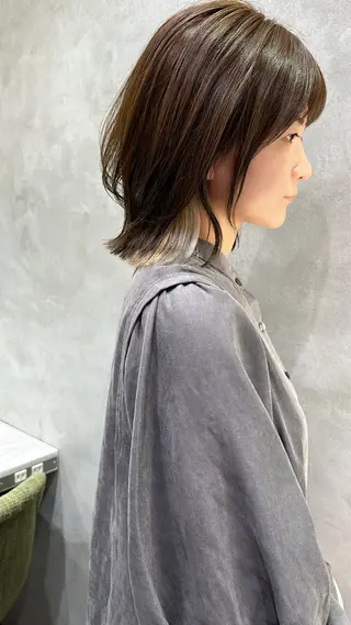 ミディアム Londideal 高橋ヒロシのヘアスタイル