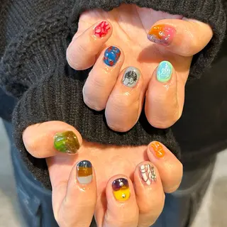 ネイル 個性派ネイル シノのネイルデザイン