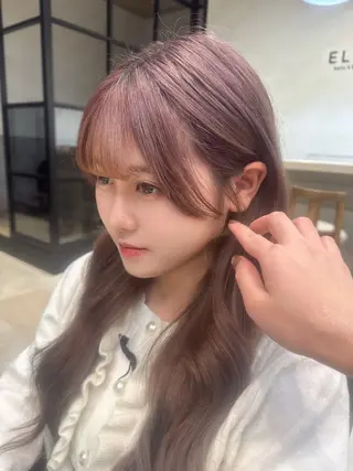 ハイトーン/艶カラー /ケアブリーチ/香音のヘアスタイル