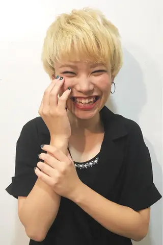 ショート カラー Repos SENDAI所属・⭐️バッサリカット モデル募集⭐️佐野のヘアスタイル