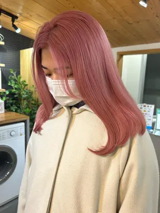 ミディアム 🧸艶々韓国ヘア 🧁mizunaのヘアスタイル