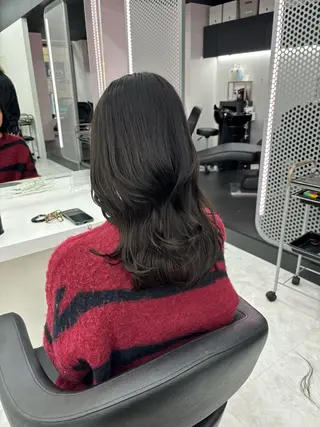 セミロング カラー 🤍レイヤー/顔周り /hirari🤍のヘアスタイル