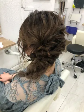 ロング Minemoto Fumiyaのヘアスタイル