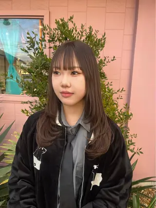 ロング カラー フルールドソレイユ所属・♡ナナコ♡ レイヤー/艶髪のヘアスタイル