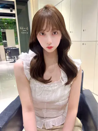 セミロング 🧊🪞透明感カラー himeのヘアスタイル