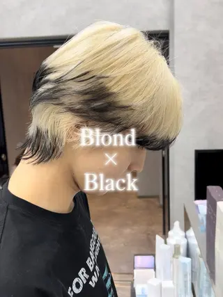 ミディアム PERCUT大阪堀江店所属・メンズヘアのカリスマ 北地 空のヘアスタイル