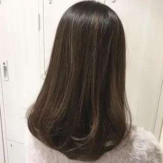 ロング カラー ショート/ボブ/ 白髪ぼかし/しんやのヘアスタイル