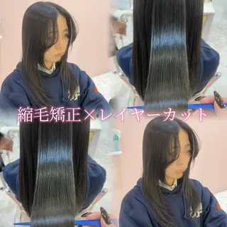 ロング 🫧艶髪/カラー/ パーマ/愛莉🫧のヘアスタイル