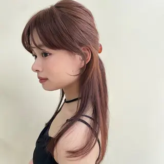 ロング 表参道/レイヤー/暖 色/Ｗカラー/小春のヘアスタイル