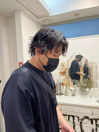 パーマ メンズ 💠つたふうか/ 韓国/メンズヘア💠のヘアスタイル