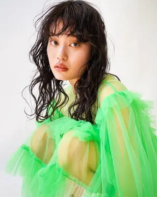 ロング パーマ ANY／SUE 千葉パーマのヘアスタイル