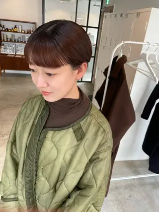 ショート カラー Takuma Suzuki中目黒のヘアスタイル