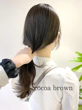 セミロング カラー clomus所属・YUKA艶髪 🌸寛ぎ部屋のヘアスタイル