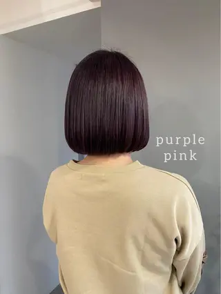 ショート カラー ヘアアレンジ ボブ /ニュアンス/ satomi🧸💖のヘアスタイル