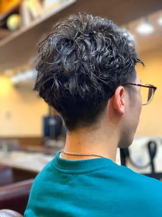 ショート パーマ メンズ ルシエ吉祥寺所属・🥖牧野 純🥖のヘアスタイル