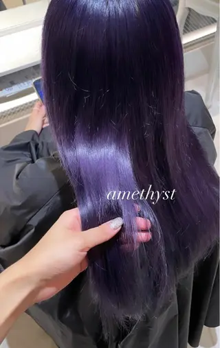 ロング カラー ヘアアレンジ マツエク・マツパ レイヤーカット 韓国風/yukinoのヘアスタイル