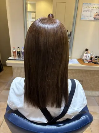 セミロング 藤本 早耶のヘアスタイル