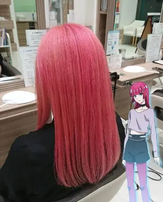 ロング カラー あらげ 🌈推しカラー🌈ᵕのヘアスタイル