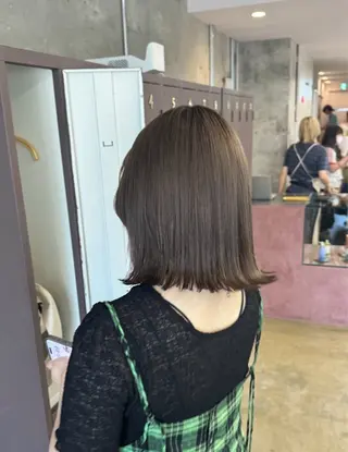 カラー 森田遥奈/透明感カラ ー/似合わせカットのヘアスタイル