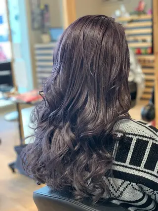 ロング カラー 関口 友行のヘアスタイル