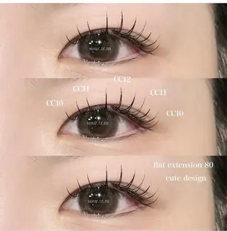 マツエク・マツパ sour＿trois 🩵sakuraのマツエク・マツパデザイン