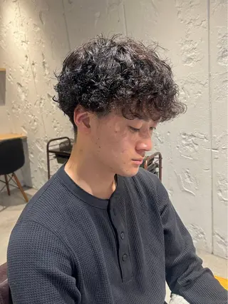 パーマ メンズ カットモデル募集中 🪐✩ 大久保 那奈のヘアスタイル