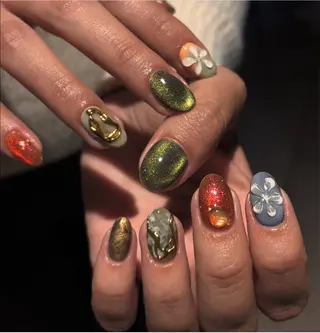 ネイル Diamond Nail Salon所属・夏 美のネイルデザイン