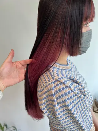 ロング カラー ボブ美容師 /馬場 翼のヘアスタイル