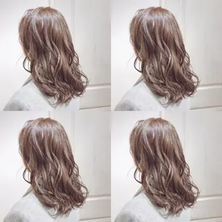 ミディアム カラー レイヤー×髪質改善 マネージャー安藤光司のヘアスタイル