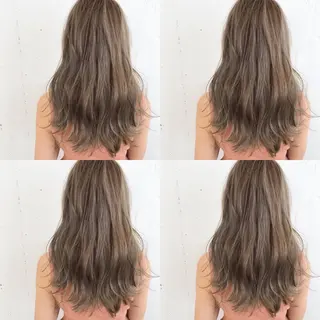 セミロング 韓国ヘア 山本勝志のヘアスタイル