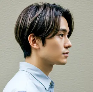 ミディアム カラー パーマ メンズ 🎸メンズ/パーマ/ ショート🎸工藤達哉のヘアスタイル