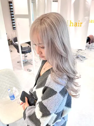 ロング カラー 加藤 佑二のヘアスタイル