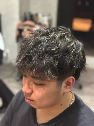 ショート カラー ヘアアレンジ メンズ Aloa横浜所属・トップスタイリスト Shoyaのヘアスタイル