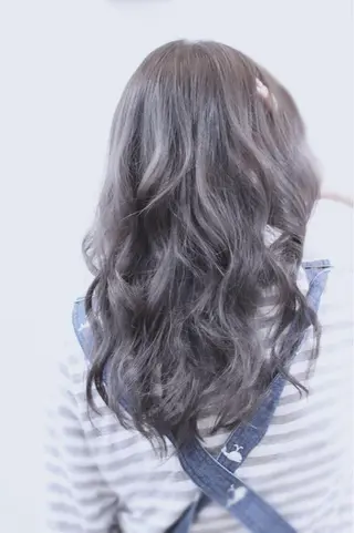 ロング カラー チビ編み込みエクステ シールEXどぅ〜すのヘアスタイル