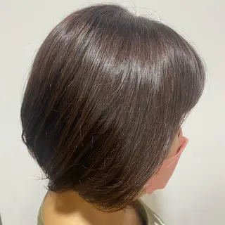 ミディアム カラー TJ天気予報5mm 森　瑞希のヘアスタイル