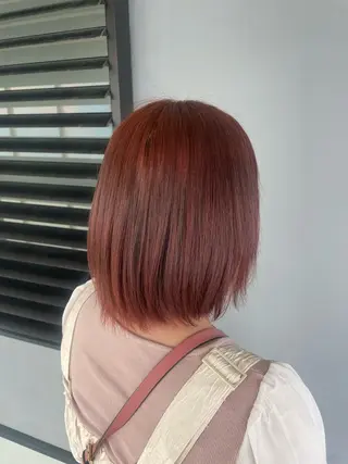 ミディアム カラー 林 菜穂実のヘアスタイル