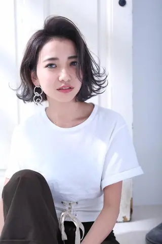 カラー レイヤーカット 早崎太生のヘアスタイル