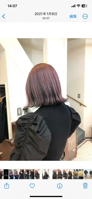 ショート カラー 似合わせカット/ ハイトーン/aoiのヘアスタイル