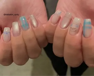 ネイル Spiky とうげ ふうかのネイルデザイン