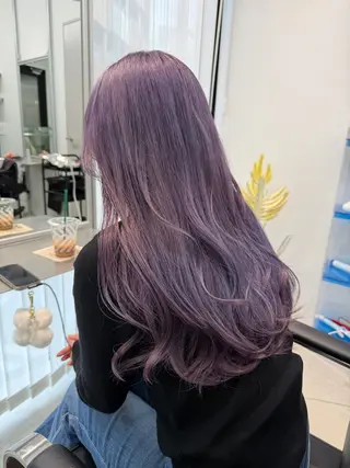 ロング ブリーチ特化🎖️ピ ンクカラー高橋さやかのヘアスタイル