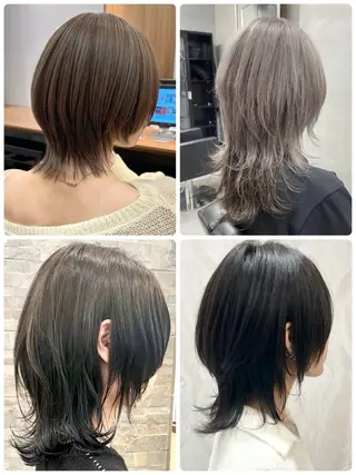 ミディアム 安川 麻里菜のヘアスタイル