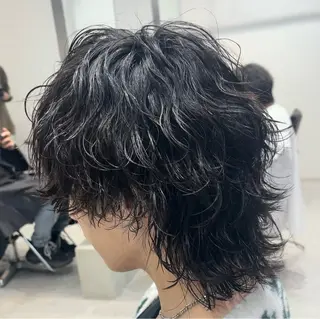 セミロング パーマ ヘアアレンジ メンズ fifth Tokyo所属・fifth 石川 凪のヘアスタイル