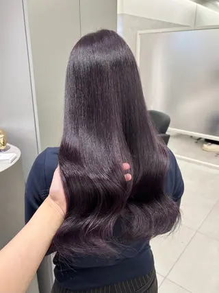 ロング カラー ほのか./韓国ヘア /透明感カラーのヘアスタイル